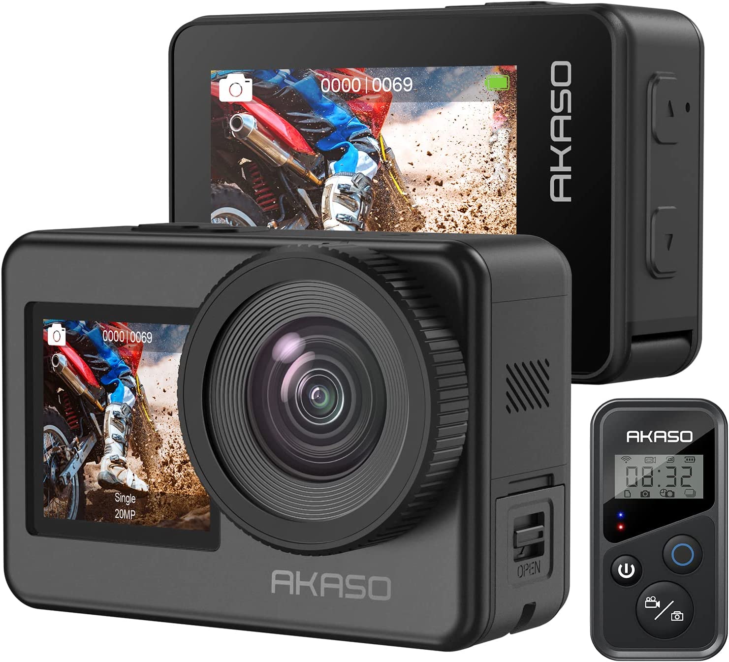 AKASO Brave 7 LE 4K30FPS 20MP WiFi Action Camera 4K Touch Screen