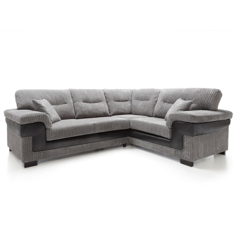 Samson Corded Fabric Corner Sofa Set