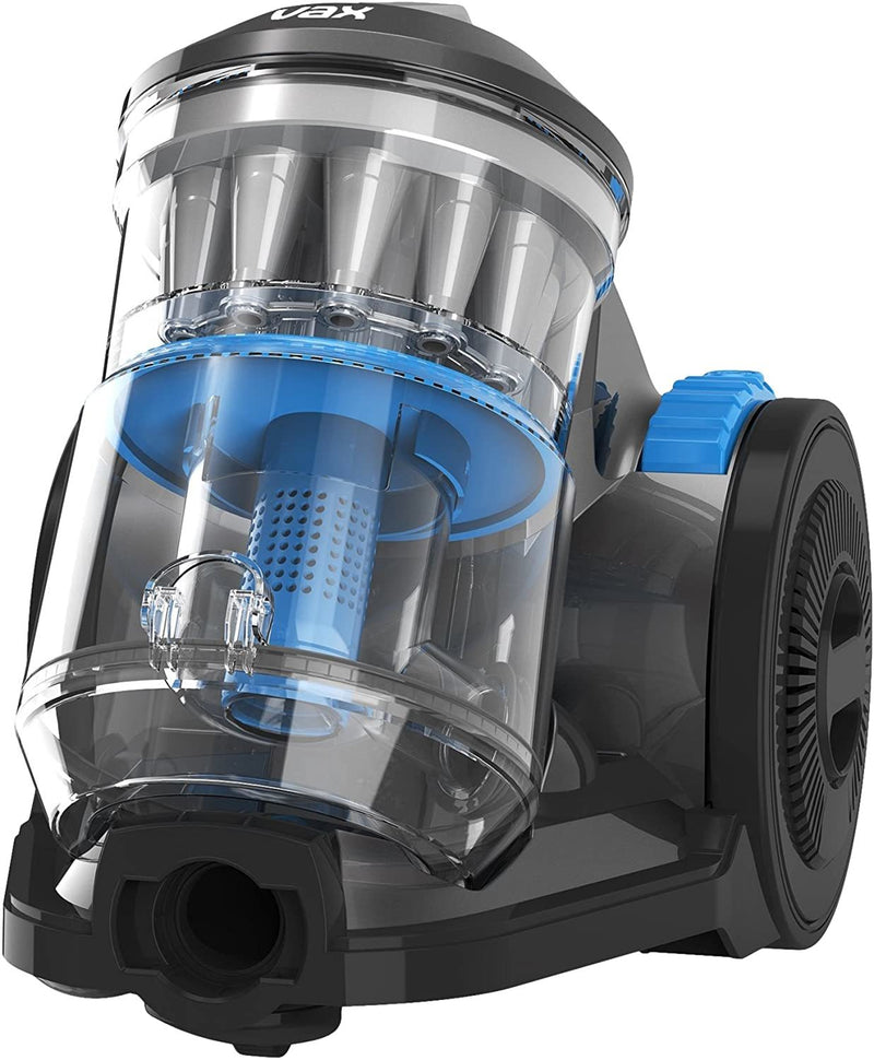 Vax 1 CCQSASV1P1 Air Stretch Pet Vacuum Cleaner, 1.5 Litre, Blue, 18/10 Steel, 850 W, 1.5 liters [Energy Class A]