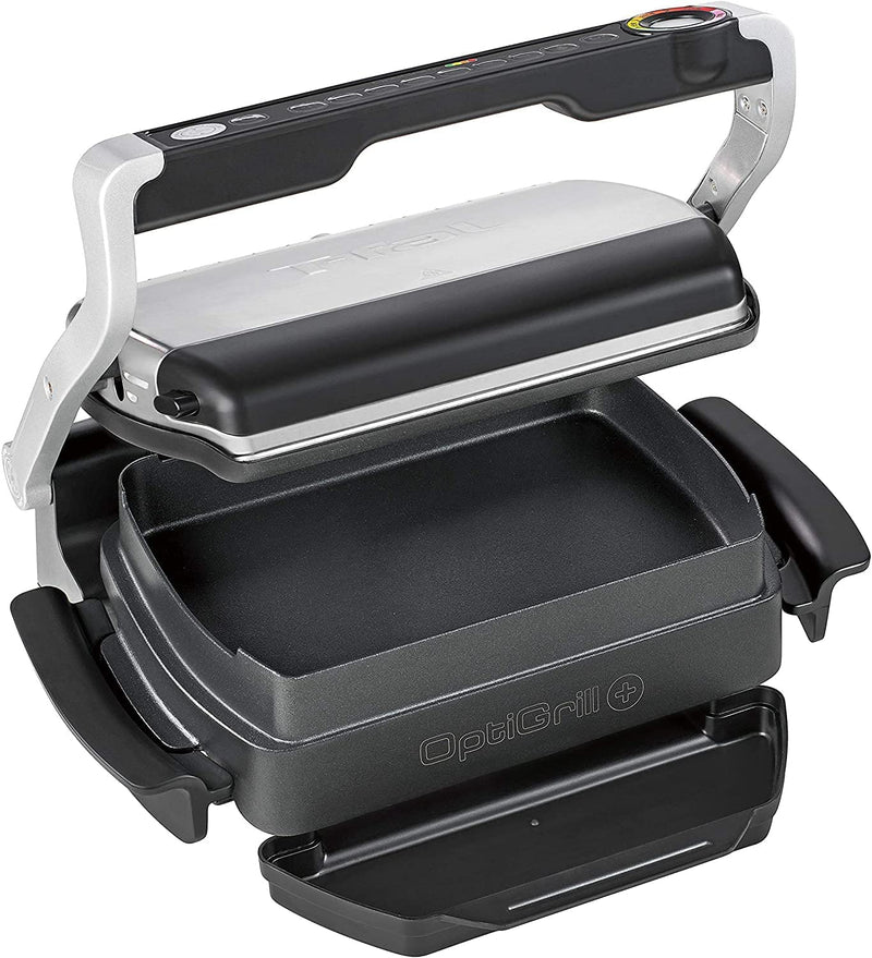 Tefal GC715D40 OptiGrill Plus with Baking Tray, 5 Portions, Health Grill