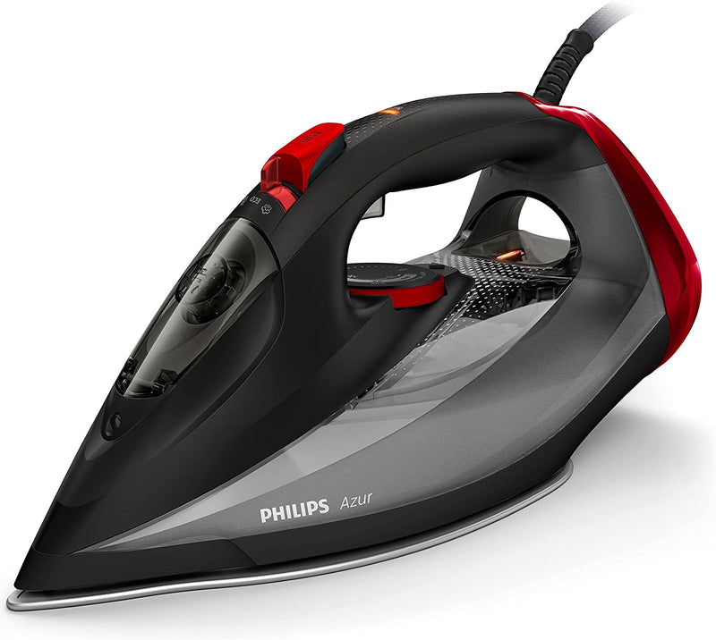 Philips Azur Steam Iron - 250 g Steam Boost - 2600 W - With SteamGlide Soleplate - 2.5 m Power Cord - Water Spray – (GC4567/86)