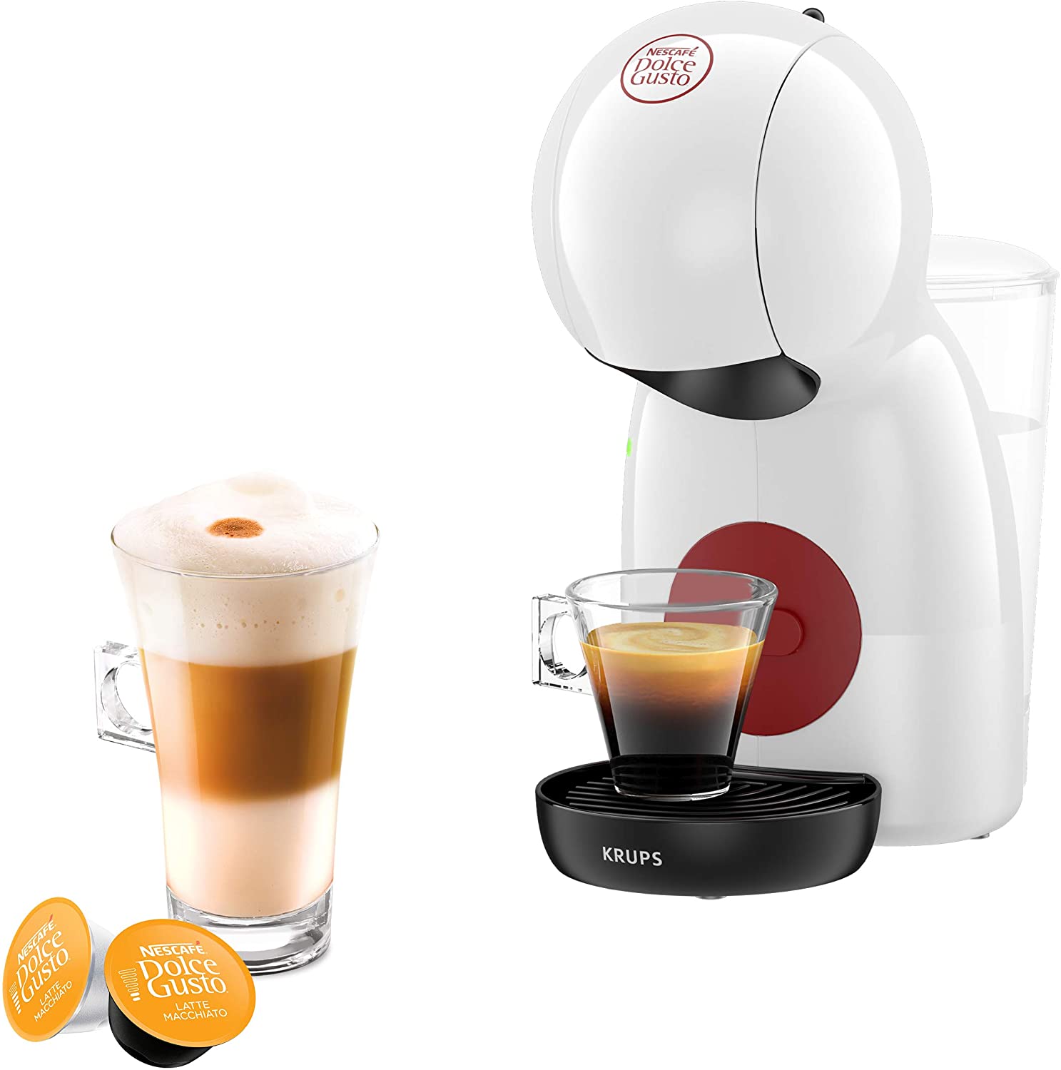 DeLonghi Piccolo XS Nescafe Dolce Gusto Coffee Machine, EDG210.B, Black