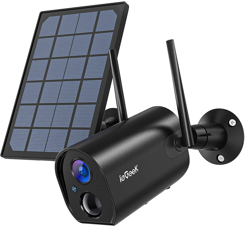 ieGeek Solar Security Camera Outdoor Wireless Rechargeable