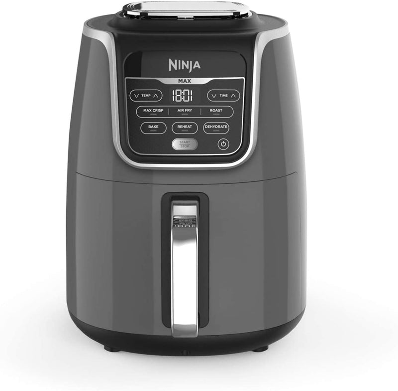 Ninja Air Fryer Max [AF160UK] 5.2 Litres, Grey and Black