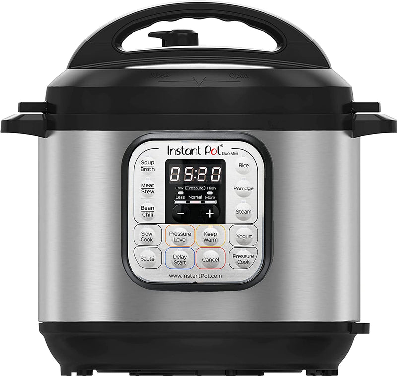 Instant Pot Duo 8L Electric Pressure Cooker, 7-in-1 Smart Cooker: Pressure Cooker, Slow Cooker, Rice Cooker, Sauté Pan, Yogurt Maker, Steamer Warmer