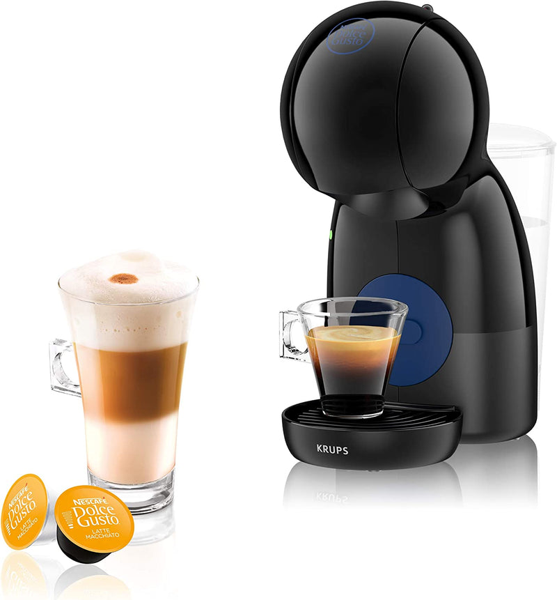 Nescafé Dolce Gusto Piccolo XS Manual Coffee Machine, Espresso, Cappuccino & More, Black by KRUPS