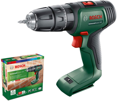 Bosch Home and Garden Cordless Combi Drill UniversalImpact 18 (2 batteries, 18 Volt System, in carrying case)