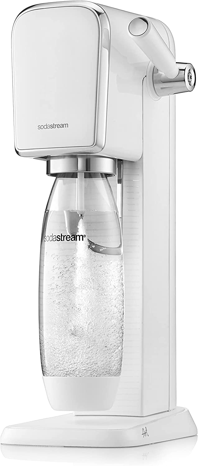 SodaStream Art Sparkling Water Maker Machine, with 1 Litre