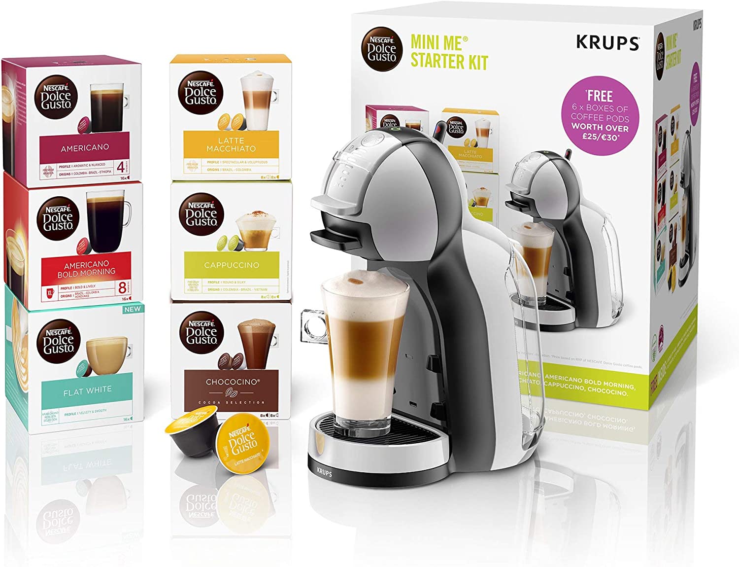 KRUPS Nescafé Dolce Gusto Mini Me, Single Serve Capsule Coffee