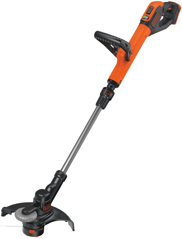 BLACK+DECKER Cordless Grass String Trimmer 28 cm Bare Unit 18 V Battery Not Included STC1820PCB-XJ