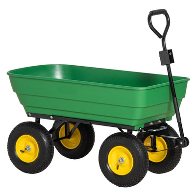 125 Litre Large Garden Cart , Green