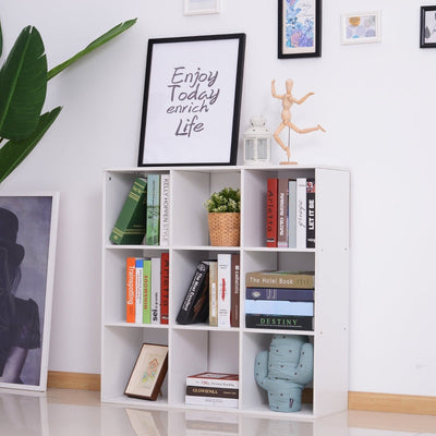 Wooden 9 Cube Storage Cabinet Unit 3 Tier