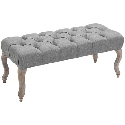 Tufted Upholstered Accent Bench , Hallway