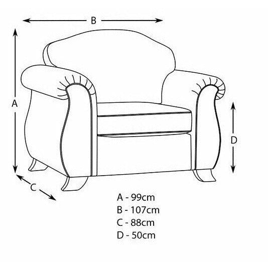 Fairhurst Soft Textured Sofa Chair