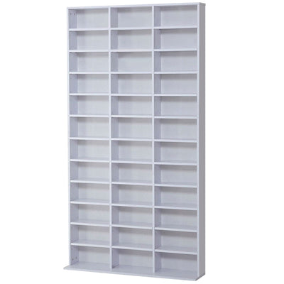 33 Adjustable Compartment Storage Unit - White