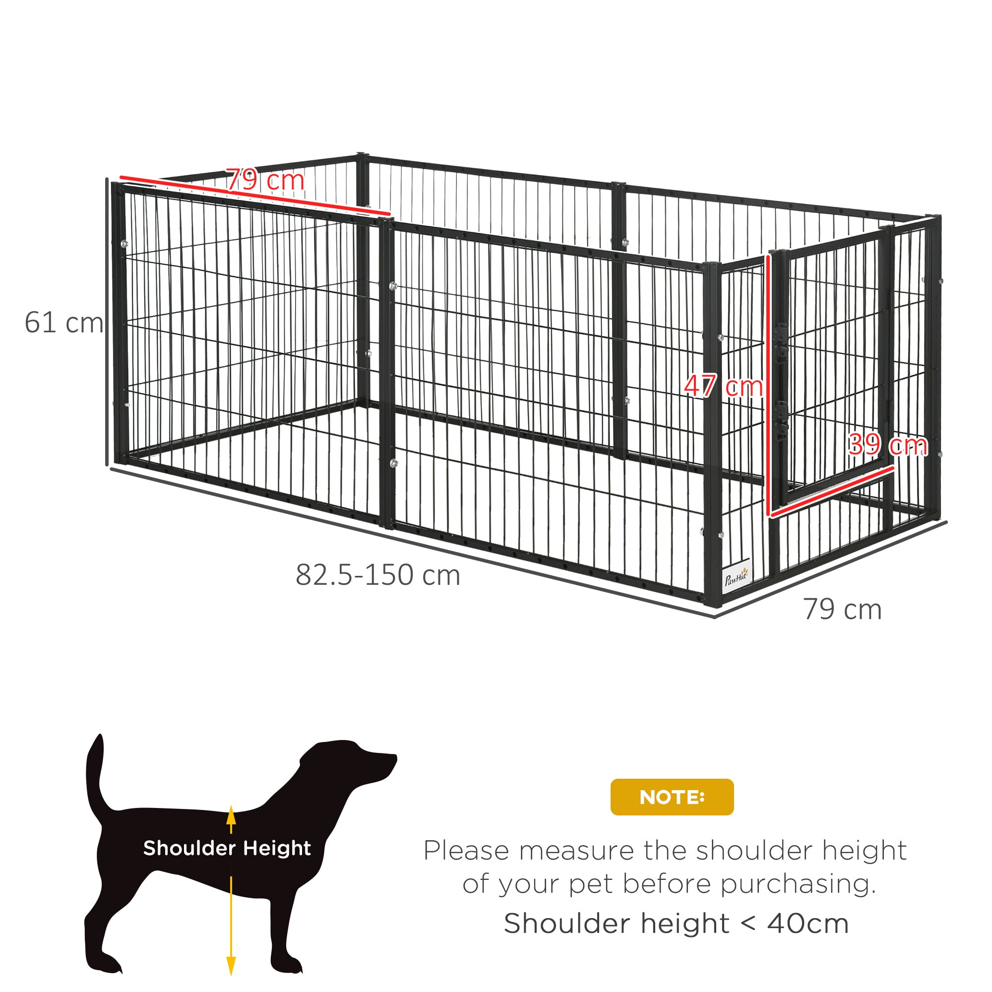 Indoor store pet pen