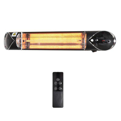 2000W Electric Patio Heater Wall Mounted W/ Remote Indoor Outdoor