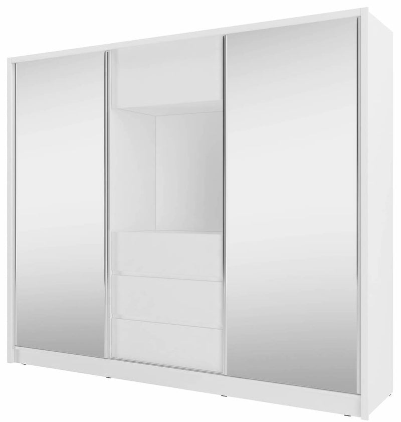 TV Sliding Door Wardrobe 254cm