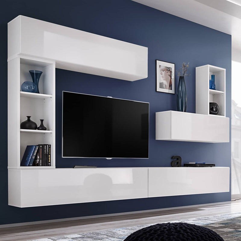 Blox I Entertainment Unit in White