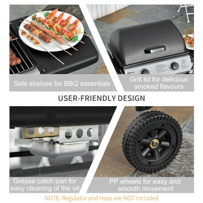 2 Burner Gas Barbecue Grill