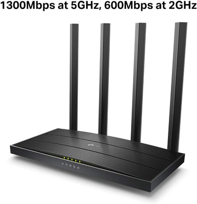 TP-Link Archer C80 AC1900 MU-MIMO Dual Band Wireless Gaming Router, Wi-Fi Speed Up to 1300 Mbps/5 GHz + 600 Mbps/2.4 GHz, Parental Control Guest Wi-Fi