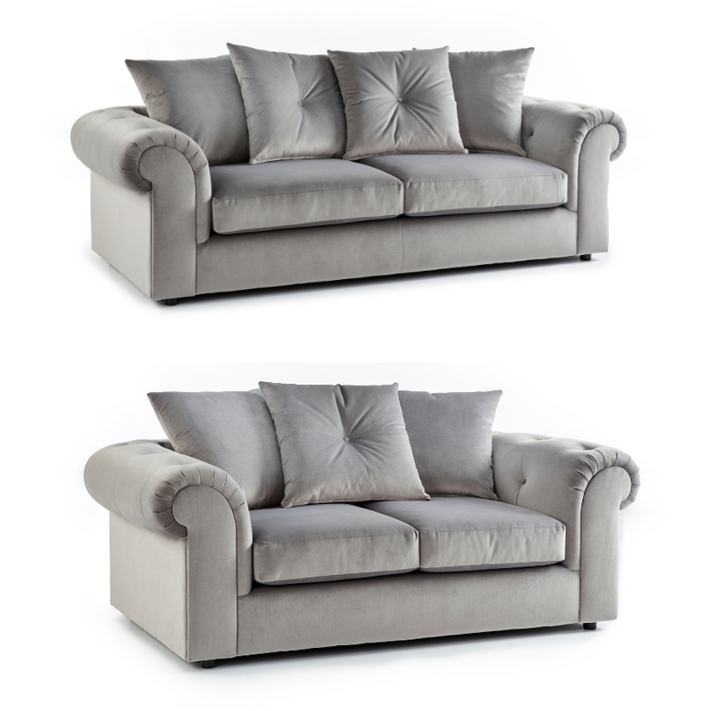 Derby Velvet Chesterfield 2 & 3 Seater Sofa