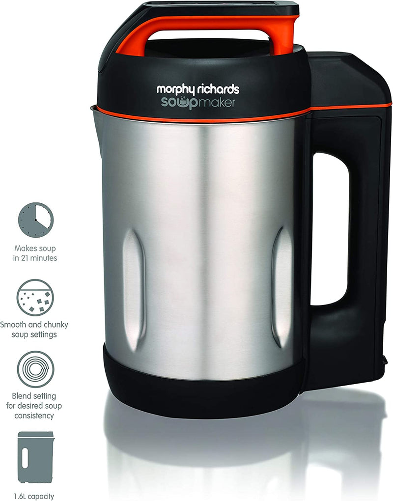 Morphy Richards 501022 Soup Maker 1.6 Litre with Keep Warm Function and Clean Mode