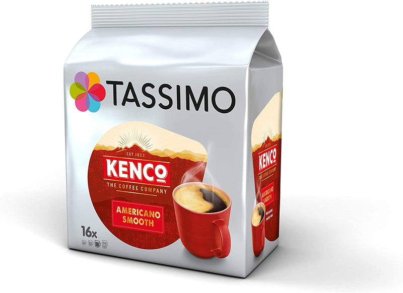 Tassimo Kenco Americano Smooth Coffee Pods - 10 Packs (160 Drinks)