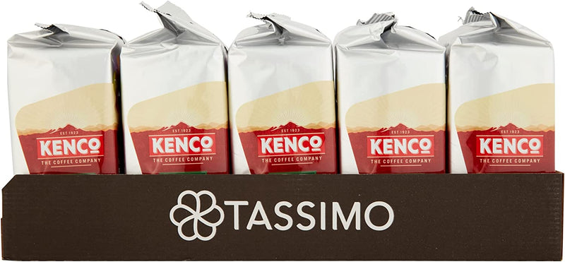 Tassimo Kenco Americano Decaf Coffee Pods (Pack of 5, Total 80 Coffee Capsules)