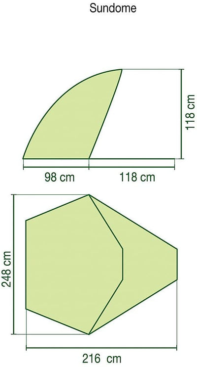 Coleman Weatherproof Sundome Outdoor Shelter