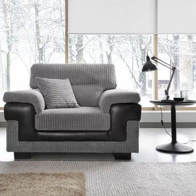 Samson Corded Fabric Armchair