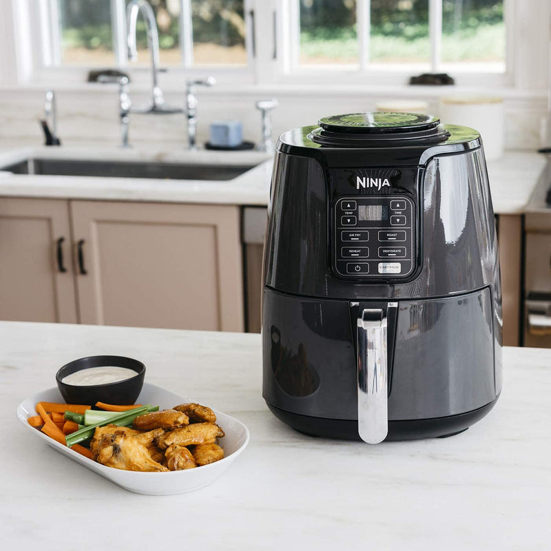 Ninja Air Fryer [AF100UK] 3.8 Litres, Grey and Black