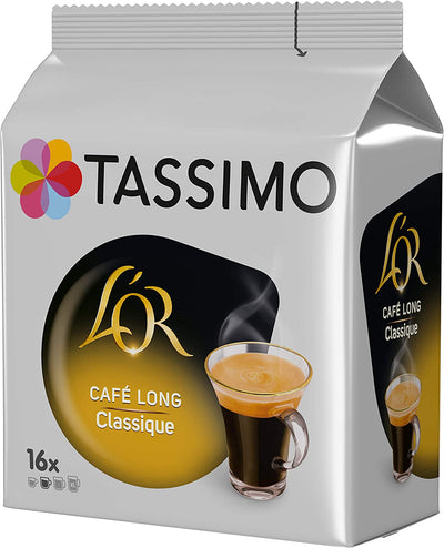 Tassimo L'OR XL Classique Coffee Pods - 10 Packs (160 Drinks)