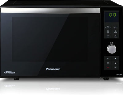 Panasonic NN-DF386BBPQ 3-in-1 Combination Inverter Flatbed Microwave Oven, 1000 W, 23 Litre, Black