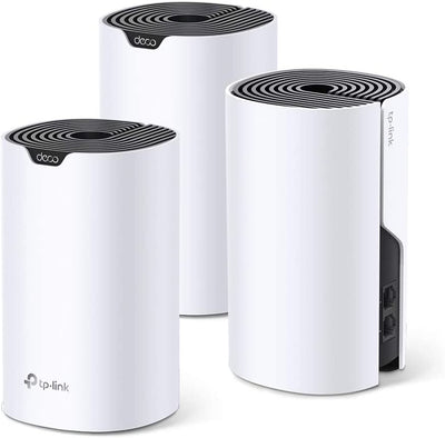 TP-Link Deco S4 AC1200 Whole-Home Mesh Wi-Fi System, Qualcomm CPU, 867Mbps at 5GHz+300Mbps at 2.4GHz, MU-MIMO, Beamforming, Pack of 3