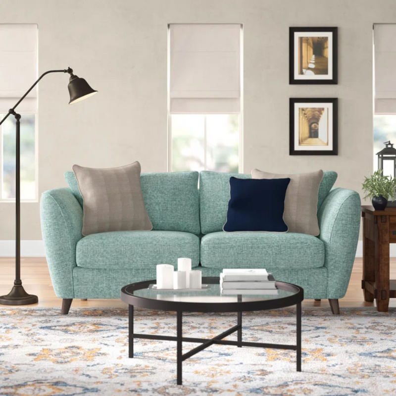 Sienna Hopsack Fabric 3 Seater Sofa