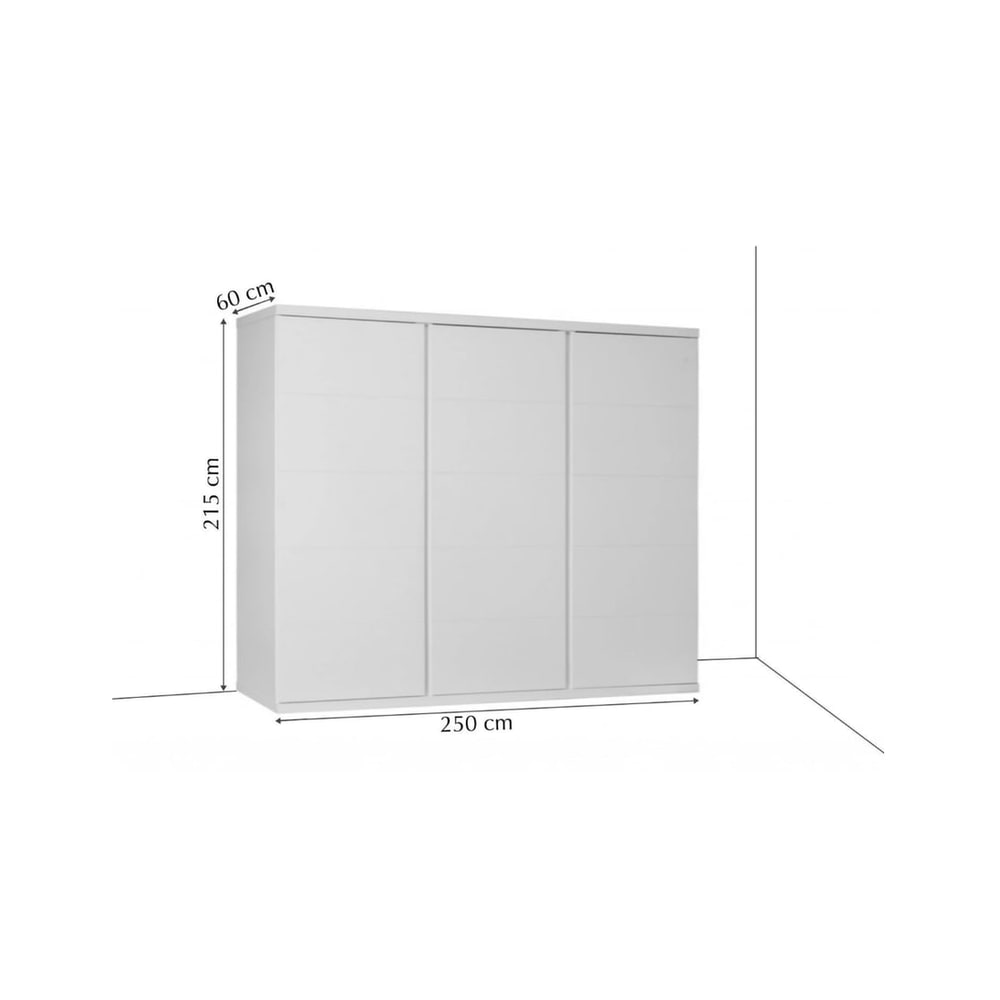 Arti 2 - 3 Sliding Door Wardrobe 250cm - product image 27