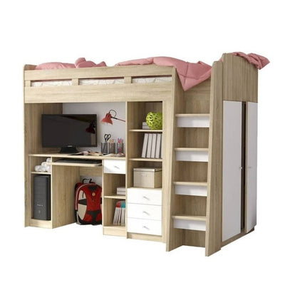 Cabin Bed Unit With Wardrobe