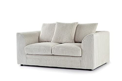 Hannah Jumbo Cord Fabric 2 SEATER Sofa Set Corduroy Material