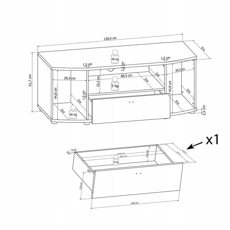 Rendo TV Cabinet