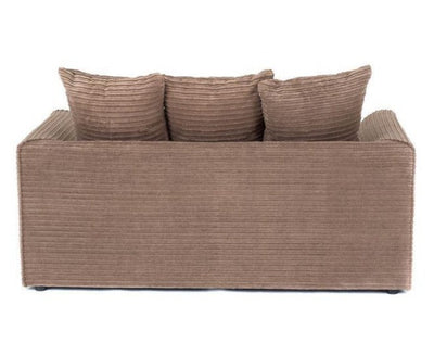 Porto Jumbo Cord 2 Seater Sofa - Brown