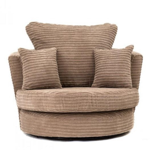 Grey jumbo best sale cord cuddle chair