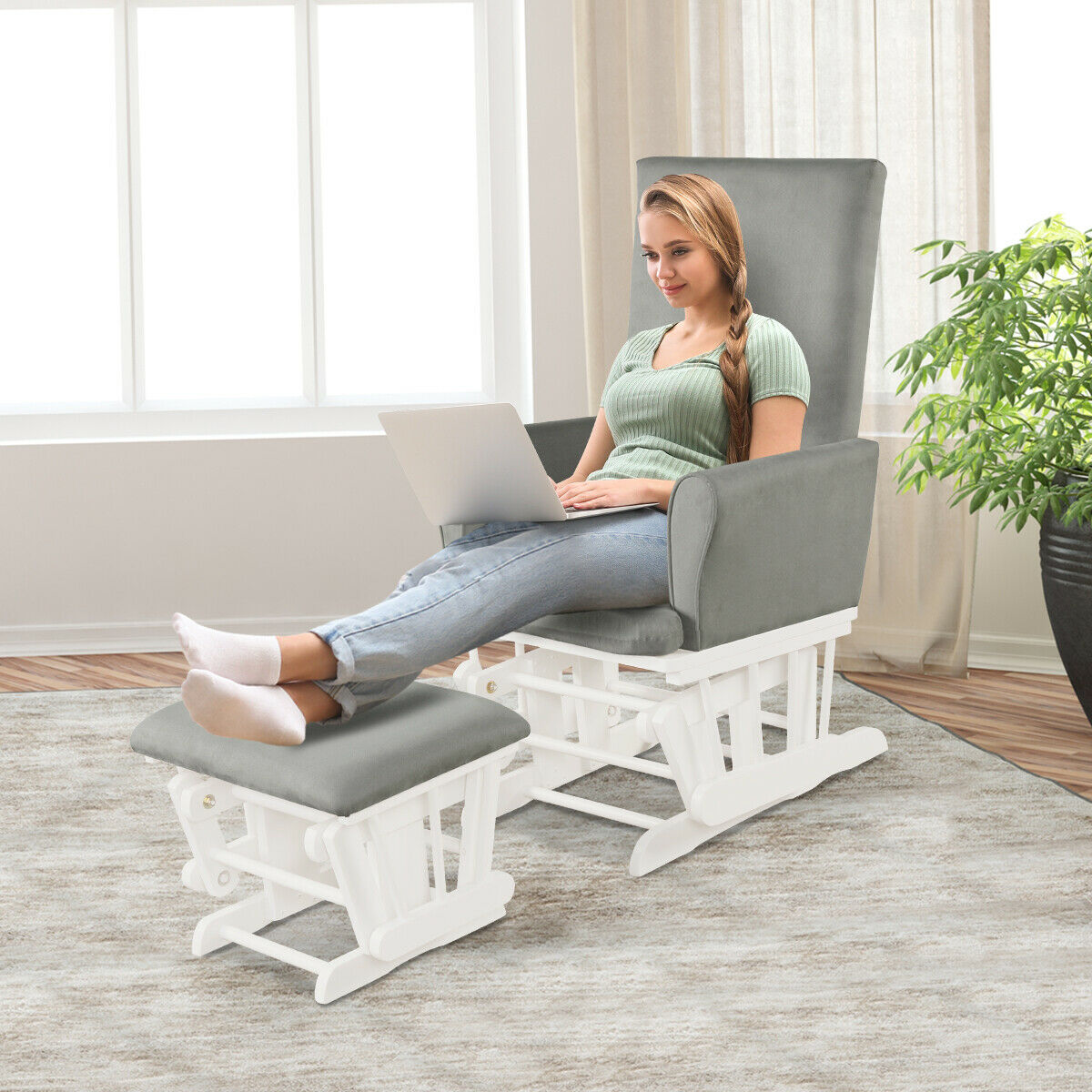 Glider footstool discount