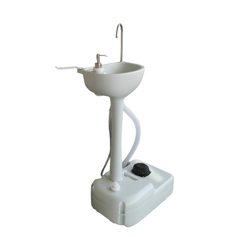 CHH-7701 Lavabo portátil extraíble para exteriores blanco 58361017