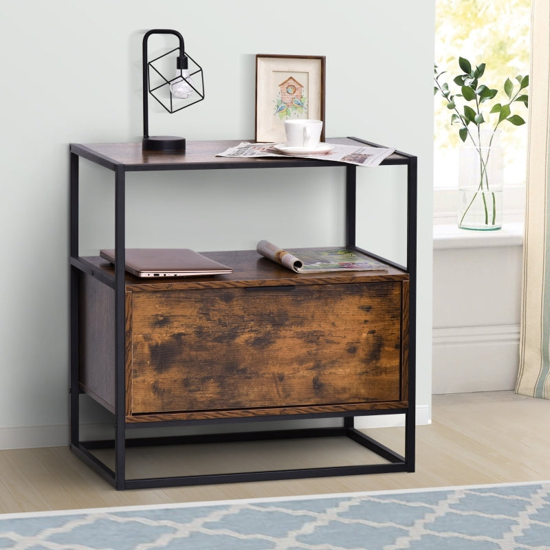 Industrial-Style Side Table