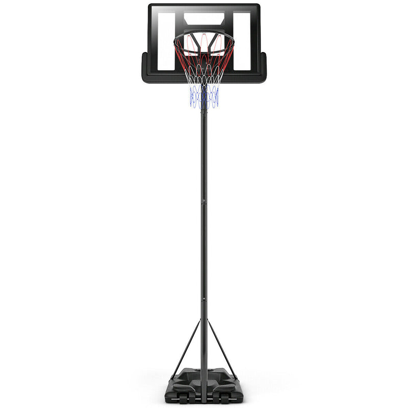 Adjustable Height Portable Basketball Stand with Wheels