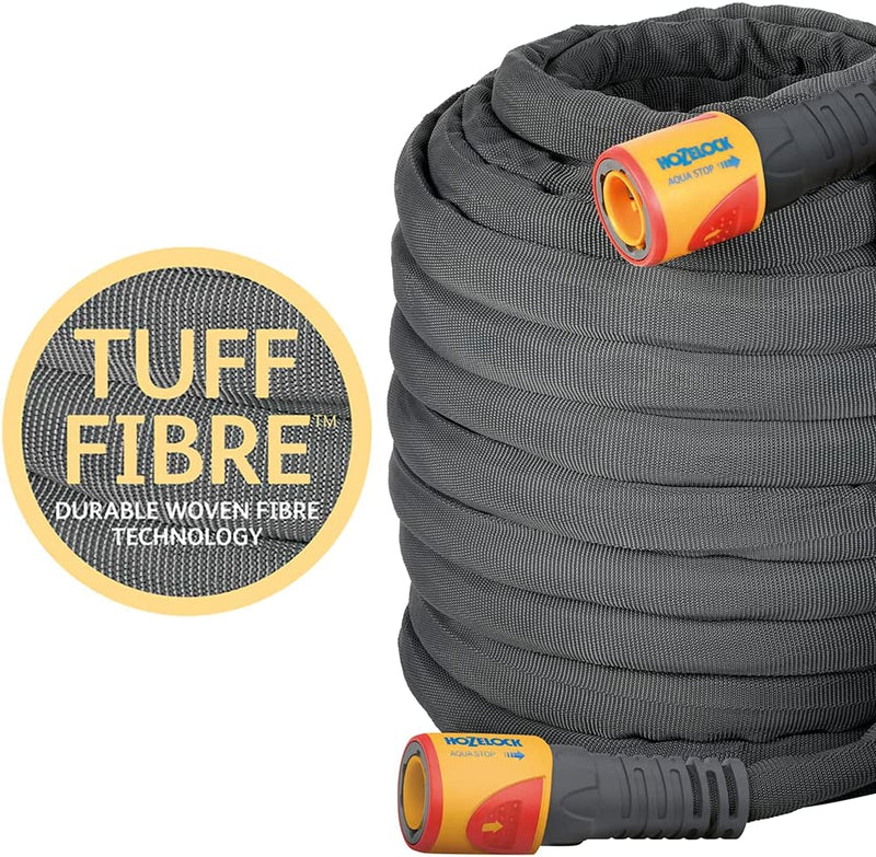 Hozelock 8135 1240 35m Tuffhoze Garden Hose, Grey