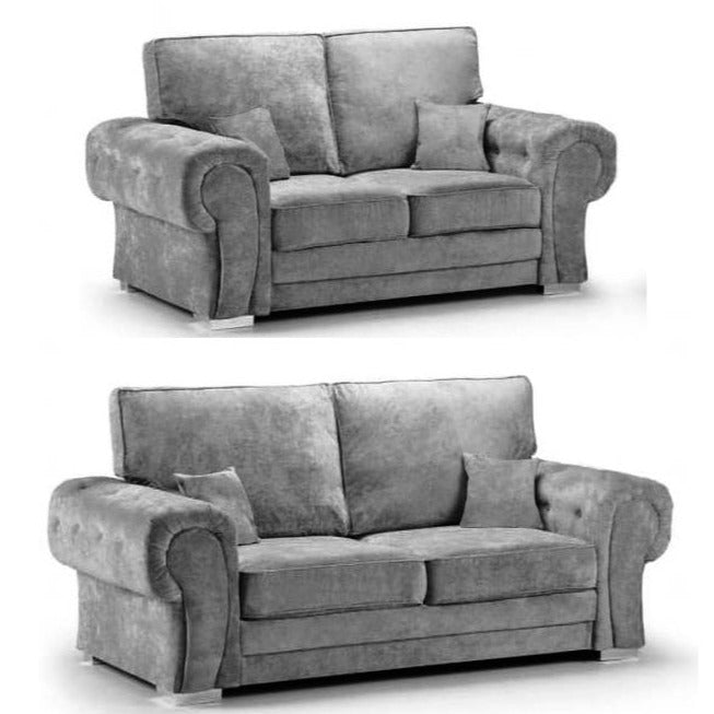 Chingford 3 + 2 Seater Full Back (Grey)