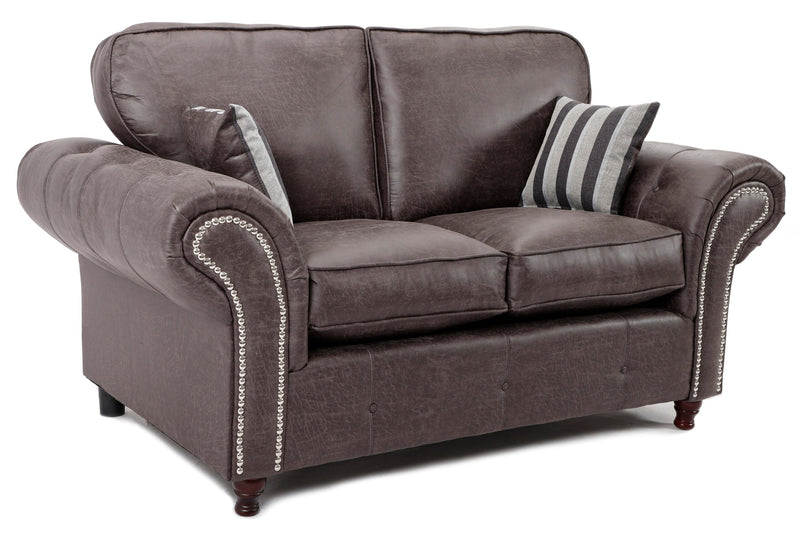 Oakland 3+2 Seater Plush Sofa Set - Charcoal