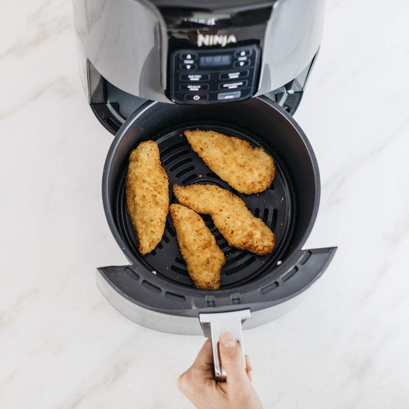 Ninja Air Fryer [AF100UK] 3.8 Litres, Grey and Black